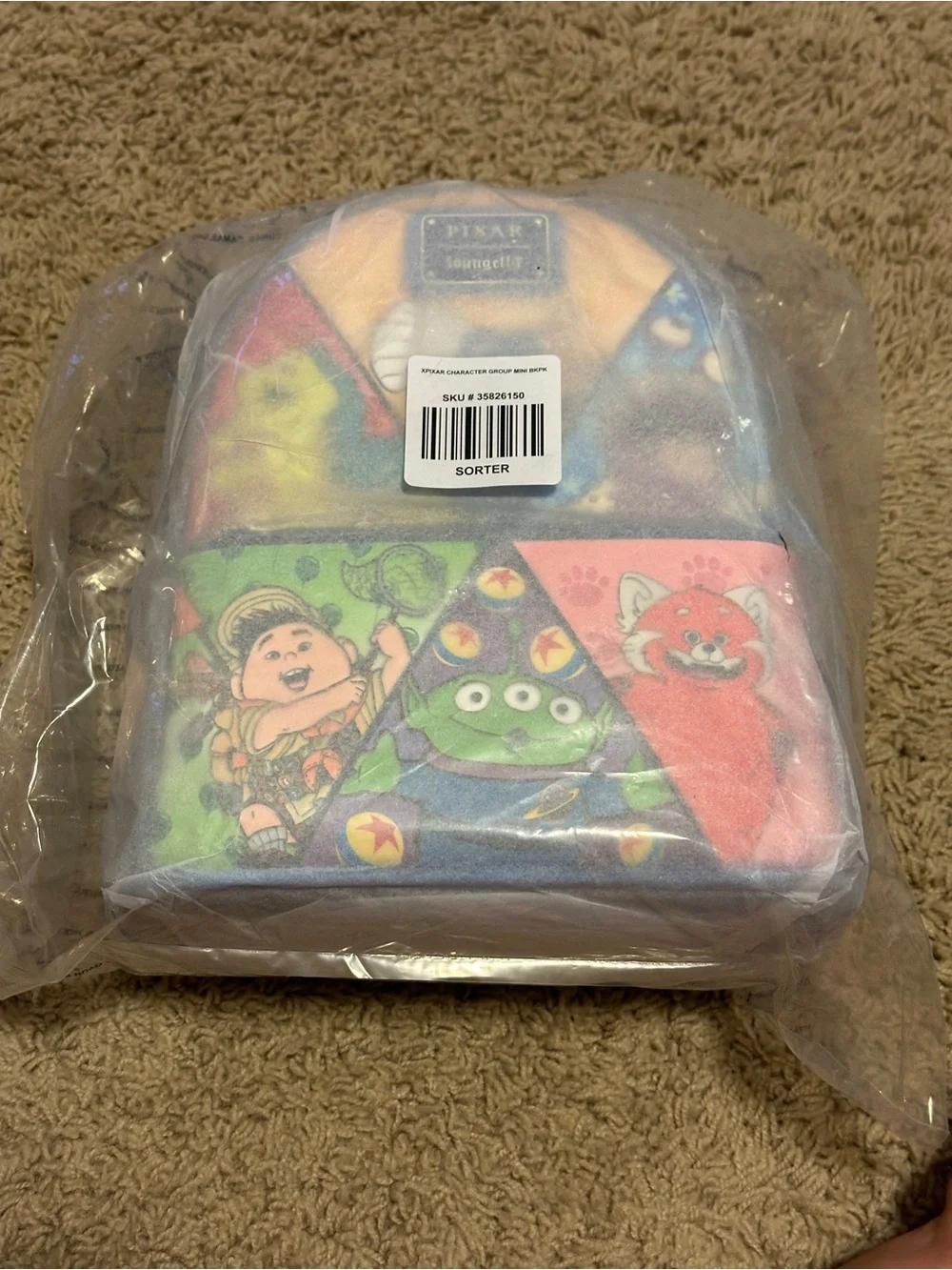 NWT Loungefly Disney Pixar Characters Mini Backpack - BoxLunch Exclusive